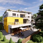 Mehrfamilienhaus mit Einkaufsmöglichkeit