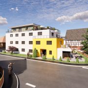 Mehrfamilienhaus mit Einkaufsmöglichkeit