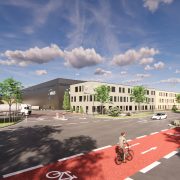 PROJEKTSTUDIE BÜROGEBÄUDE MIT LOGISTIKHALLE