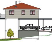 Neubau Altersruhesitz mit Garagenanlage und Carport